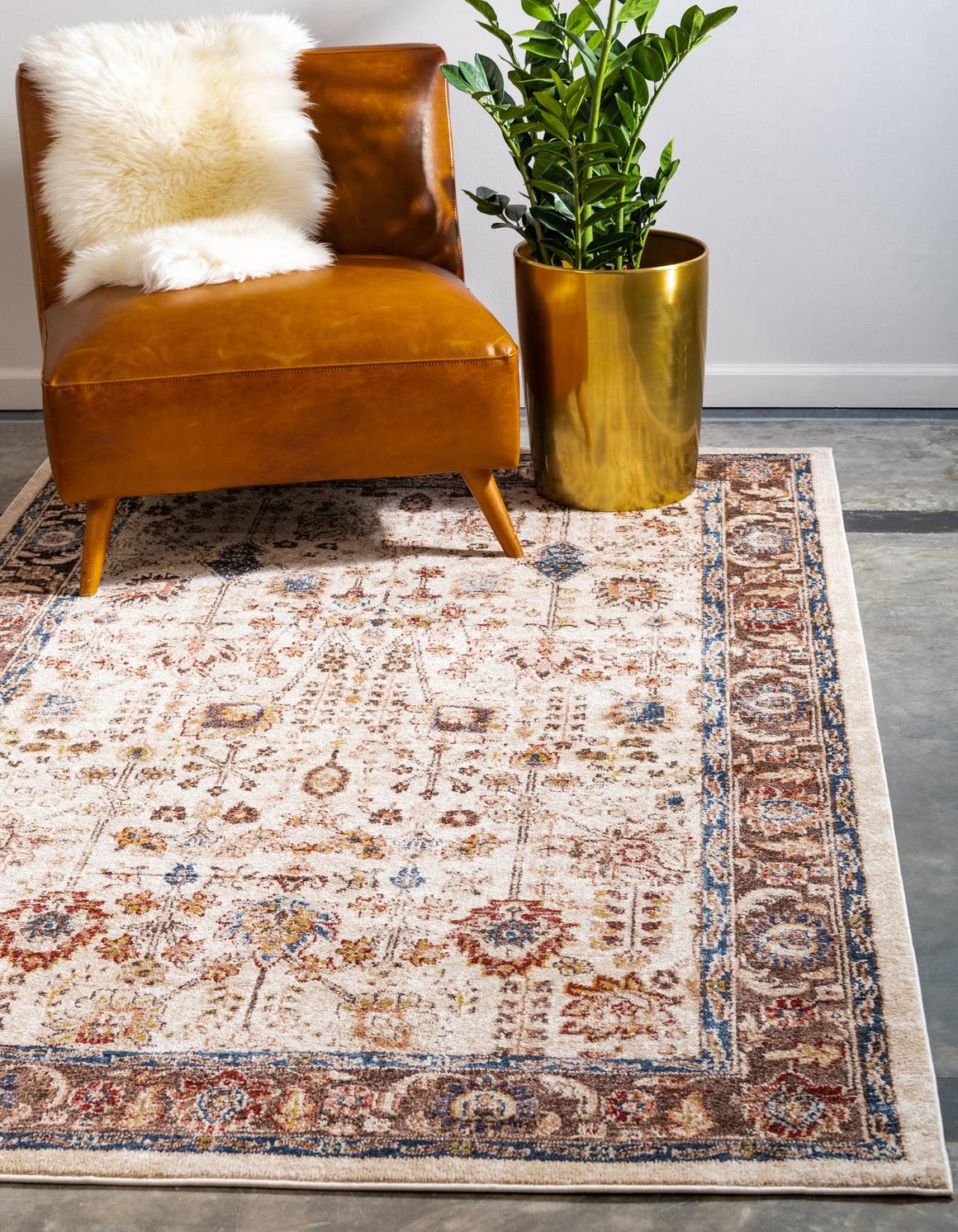 Rechteck Teppich Arcadia in Beige von Hadorn™ - Lifestyle Image