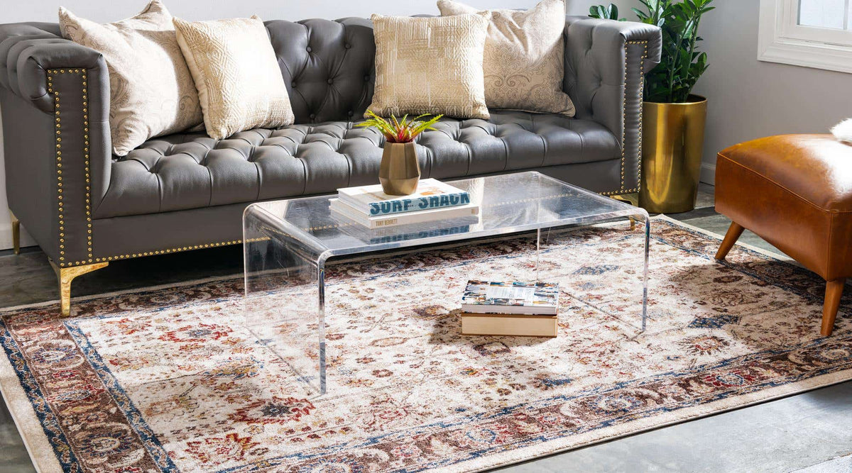 Rechteck Teppich Arcadia in Beige von Hadorn™ - Lifestyle Image