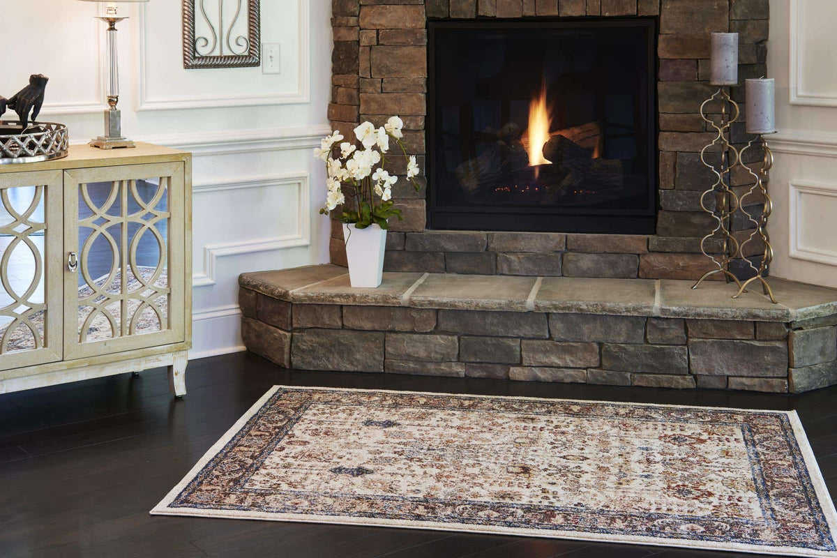 Rechteck Teppich Arcadia in Beige von Hadorn™ - Lifestyle Image