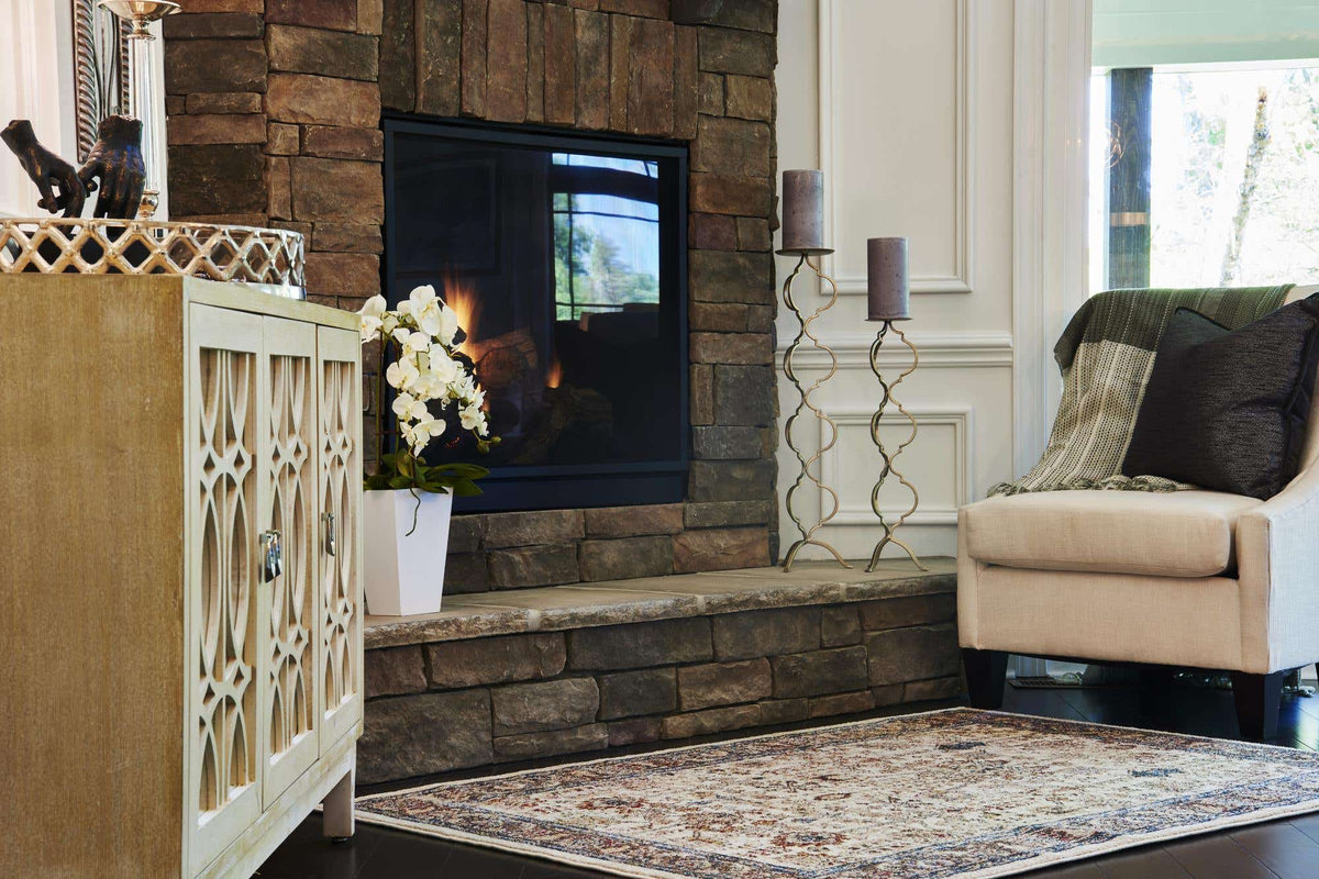 Rechteck Teppich Arcadia in Beige von Hadorn™ - Lifestyle Image