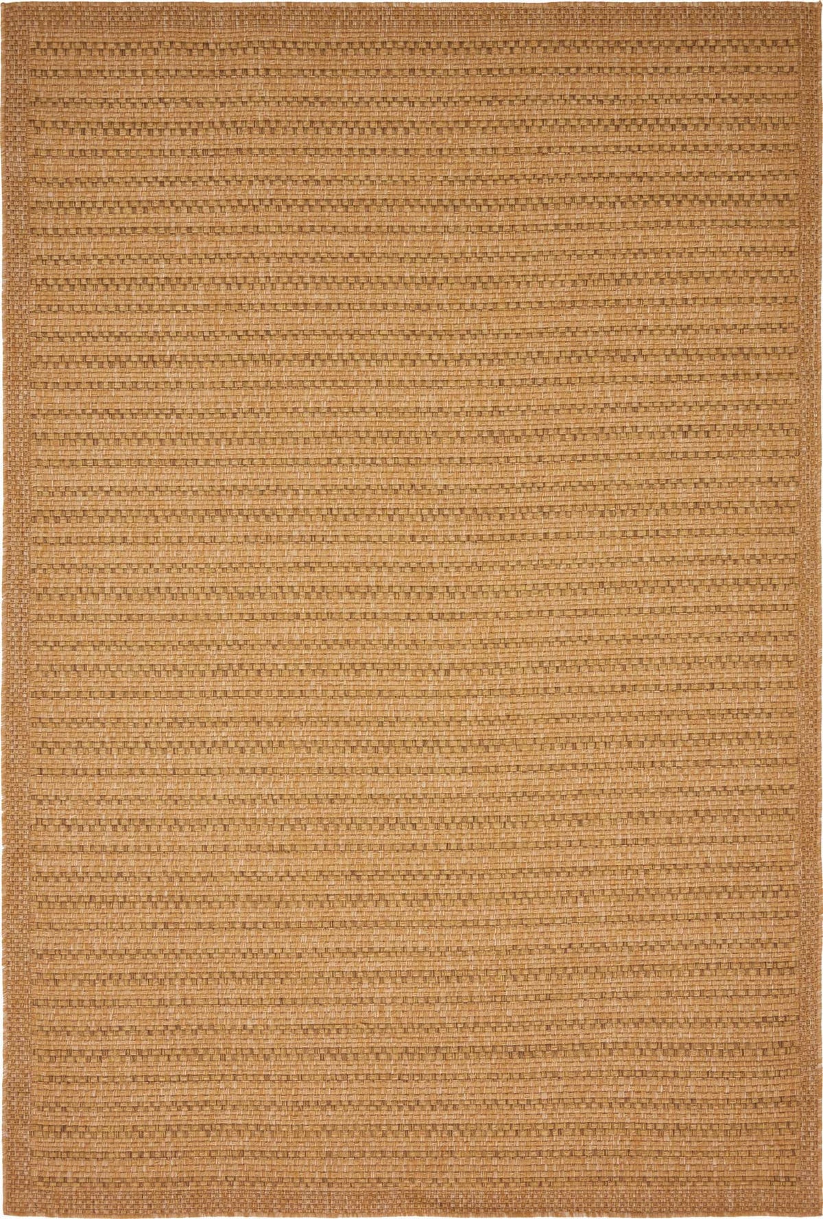 Rechteck Outdoor Teppich Outdoor Border in Hellbraun von Hadorn™ - Lifestyle Image