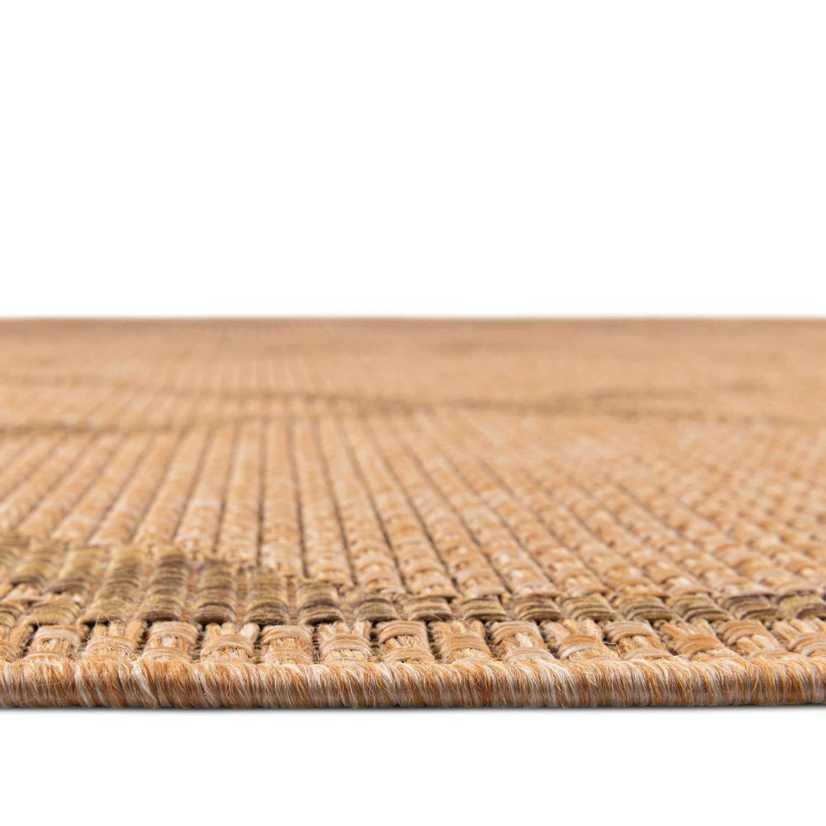 Rechteck Outdoor Teppich Outdoor Trellis in Hellbraun von Hadorn™ - Lifestyle Image