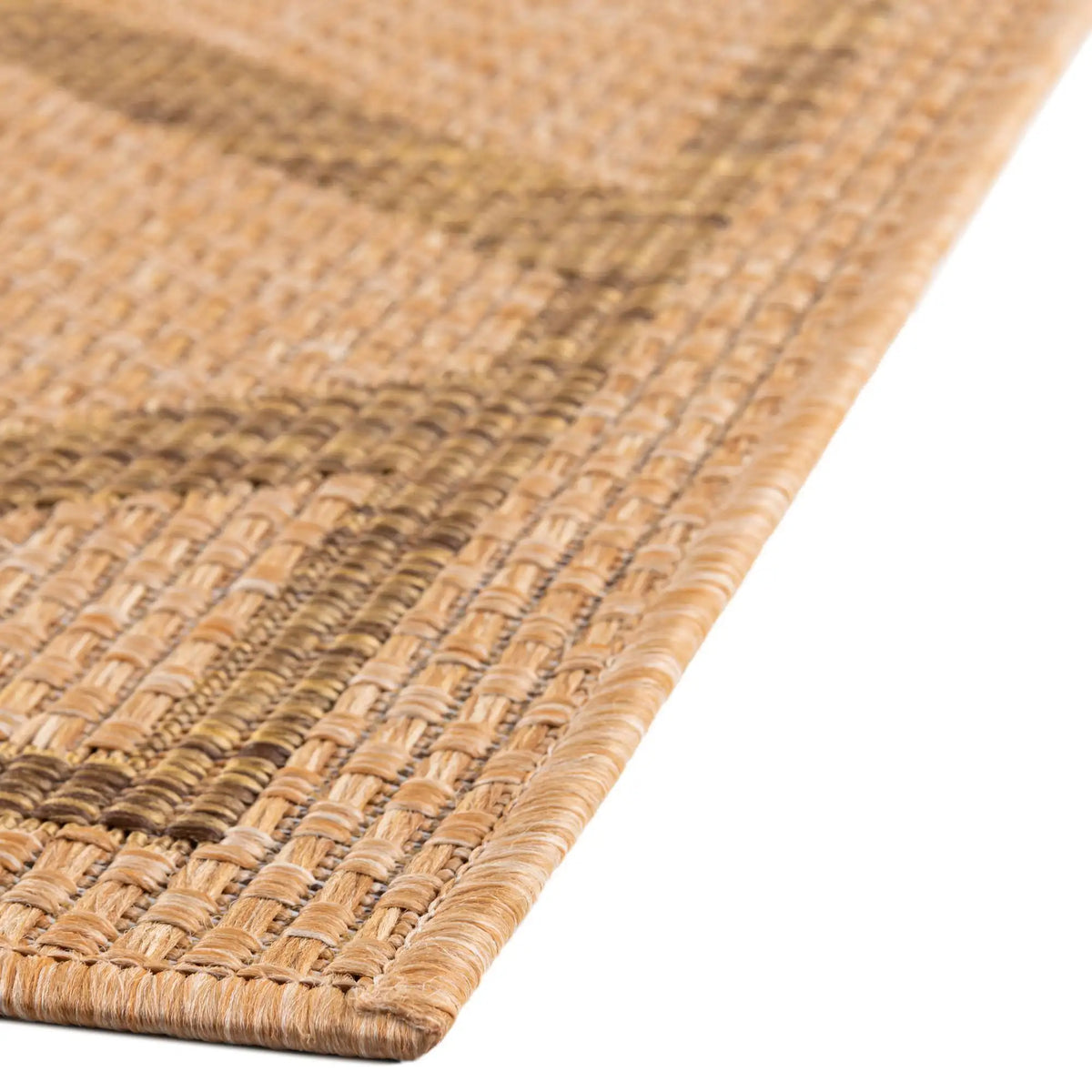 Rechteck Outdoor Teppich Outdoor Trellis in Hellbraun von Hadorn™ - Lifestyle Image