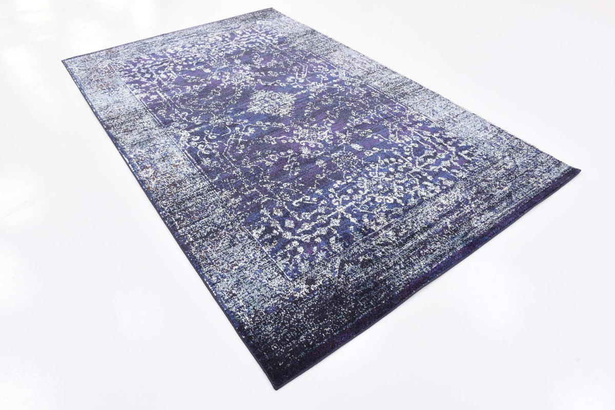 Rechteck Teppich Lexington in Blau von Hadorn™ - Lifestyle Image