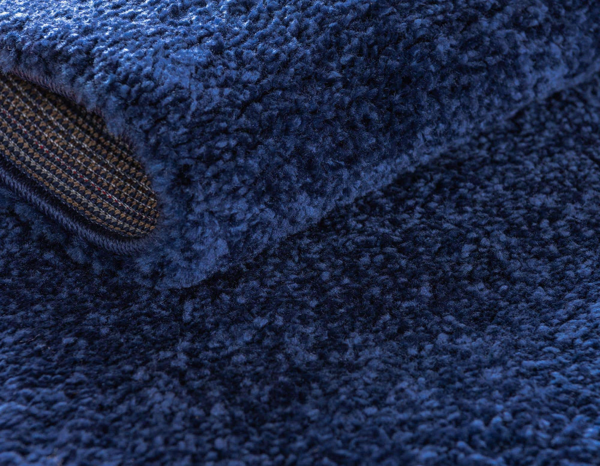 Läufer Teppich Solid Frieze in Blau von Hadorn™ - Lifestyle Image
