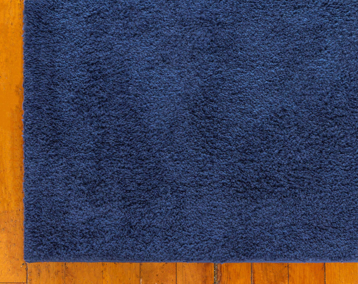 Läufer Teppich Solid Frieze in Blau von Hadorn™ - Lifestyle Image