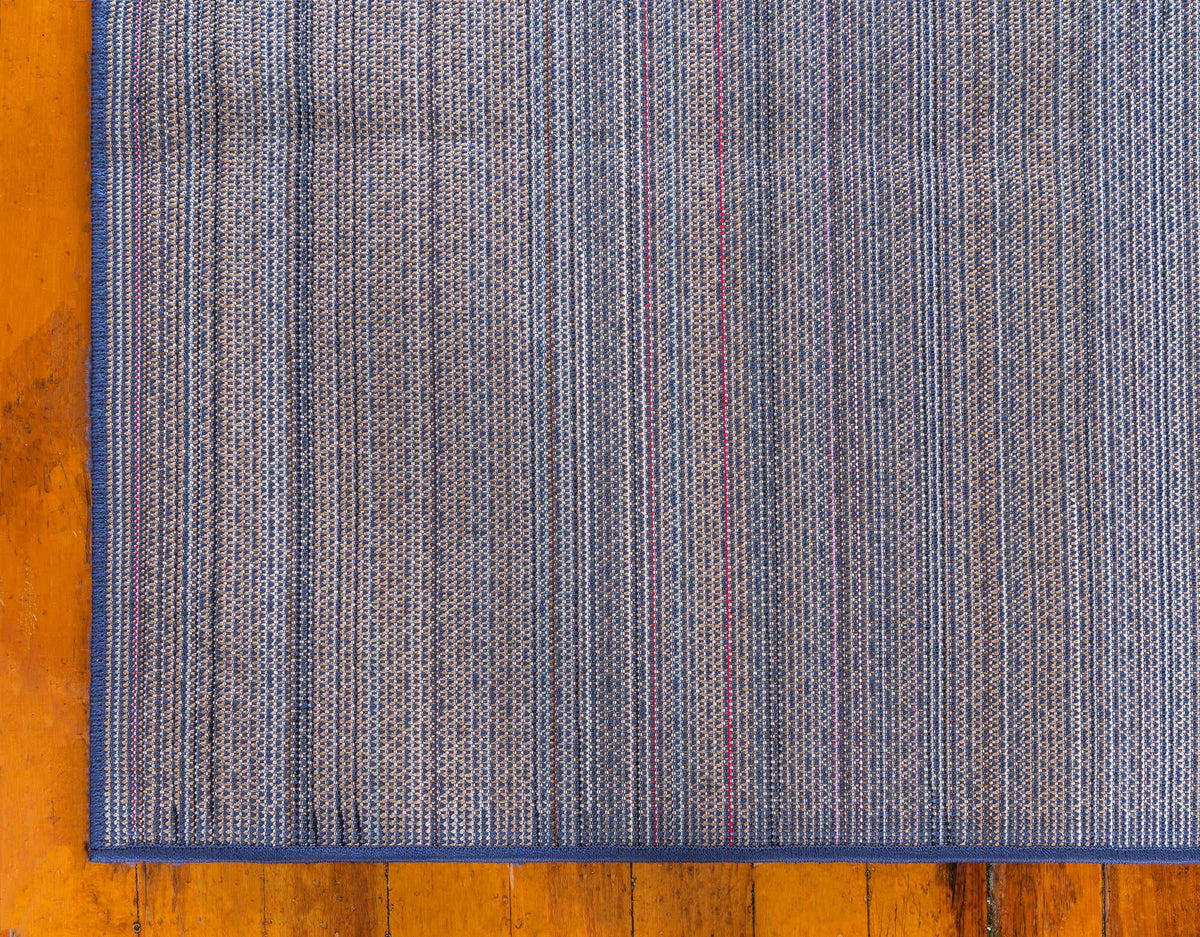 Läufer Teppich Solid Frieze in Blau von Hadorn™ - Lifestyle Image