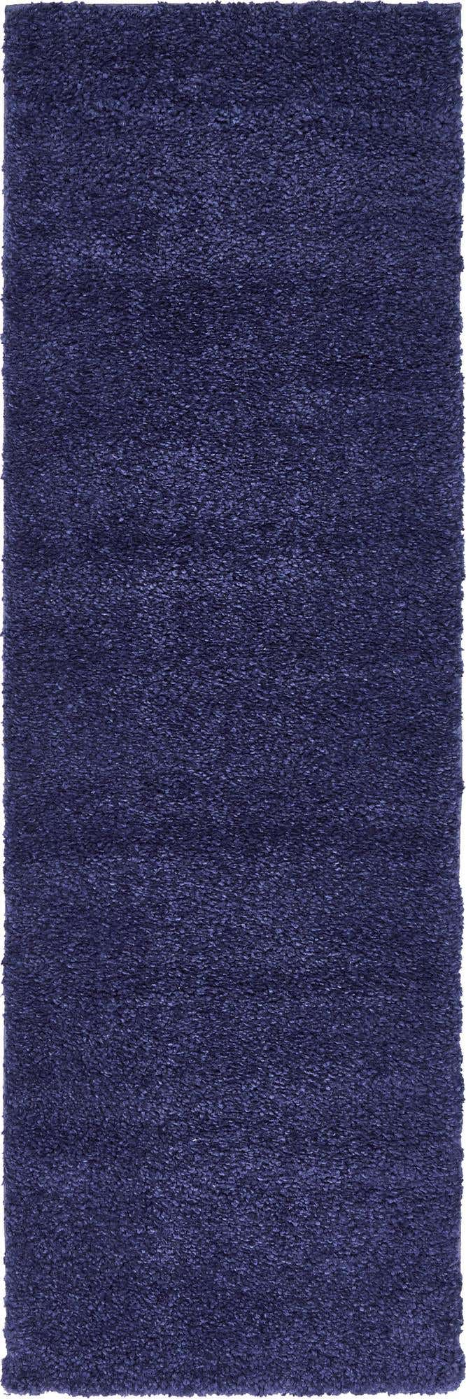 Läufer Teppich Solid Frieze in Blau von Hadorn™ - Lifestyle Image