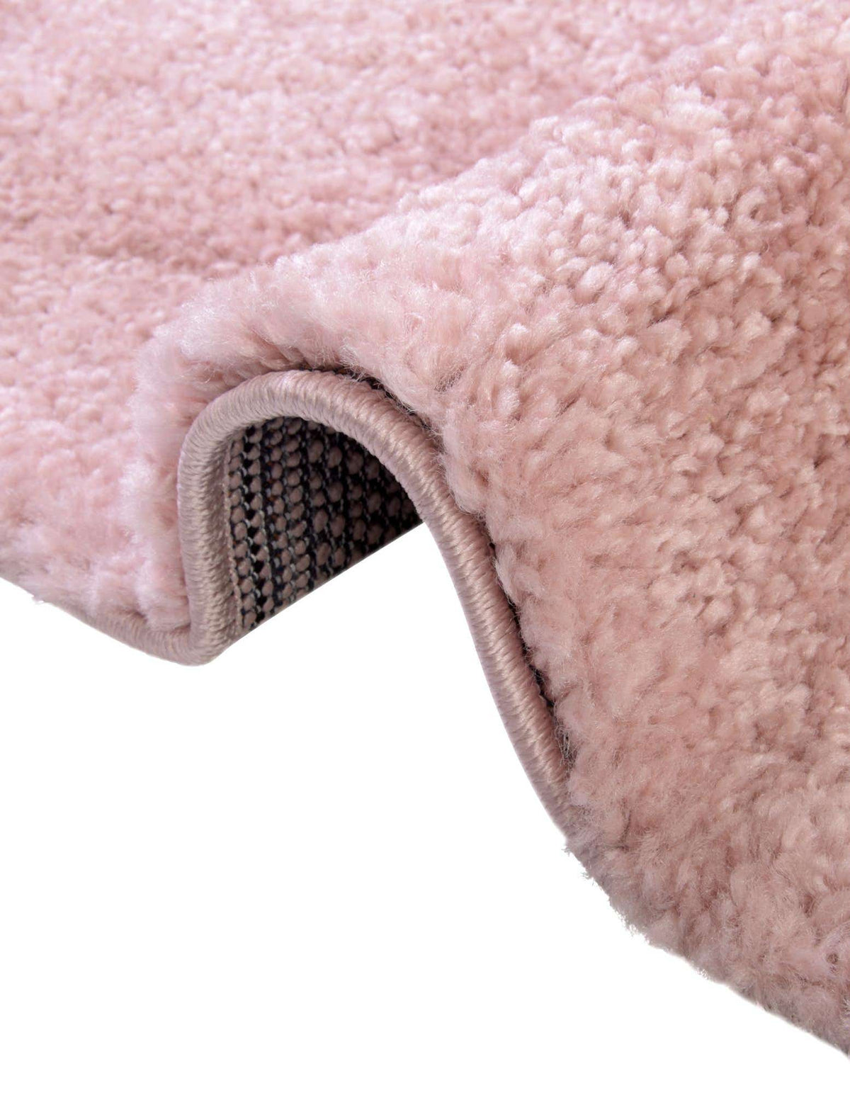 Rechteck Teppich Solid Frieze in Rosa von Hadorn™ - Lifestyle Image