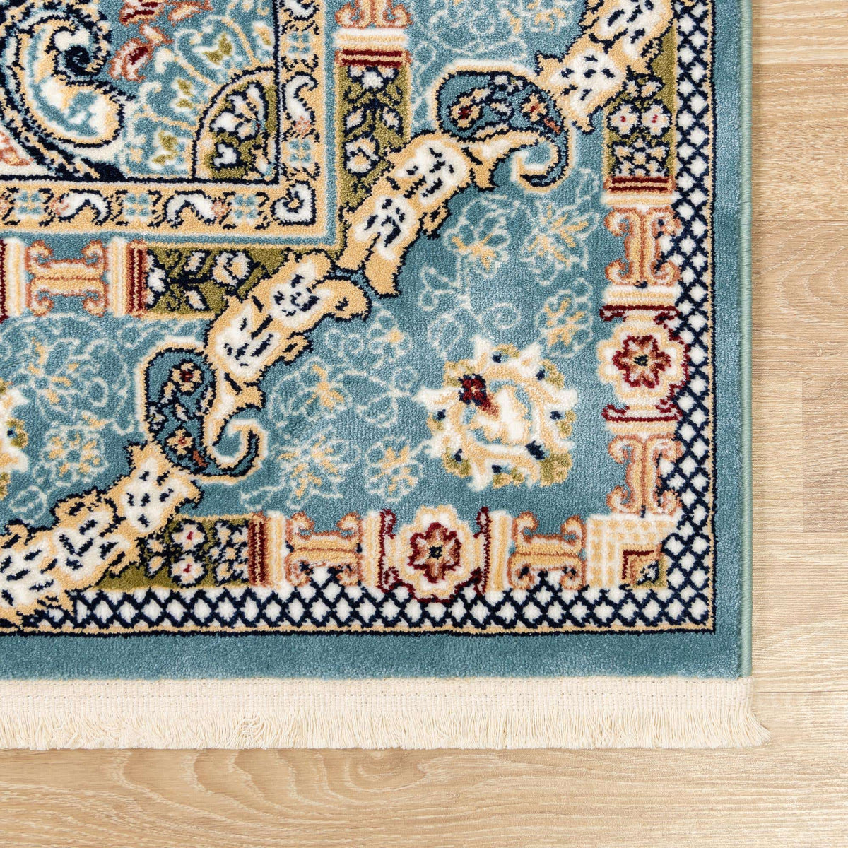 Rechteck Teppich Nain Design in Blau von Hadorn™ - Lifestyle Image