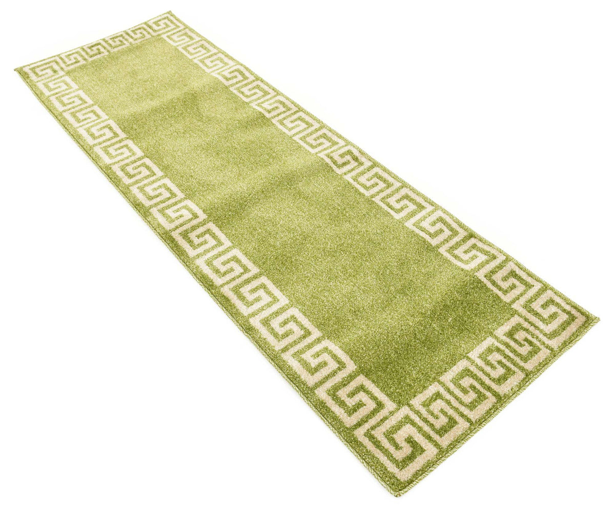 Läufer Teppich Greek Key in Hellgrün von Hadorn™ - Lifestyle Image