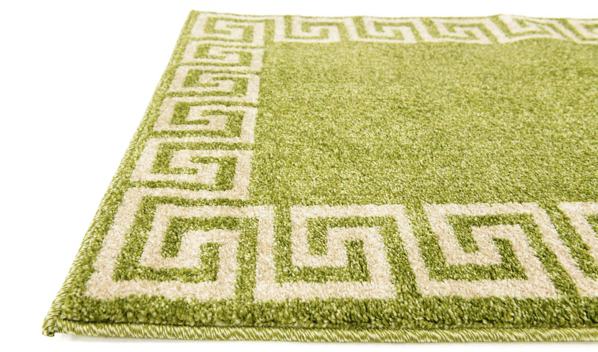 Läufer Teppich Greek Key in Hellgrün von Hadorn™ - Lifestyle Image