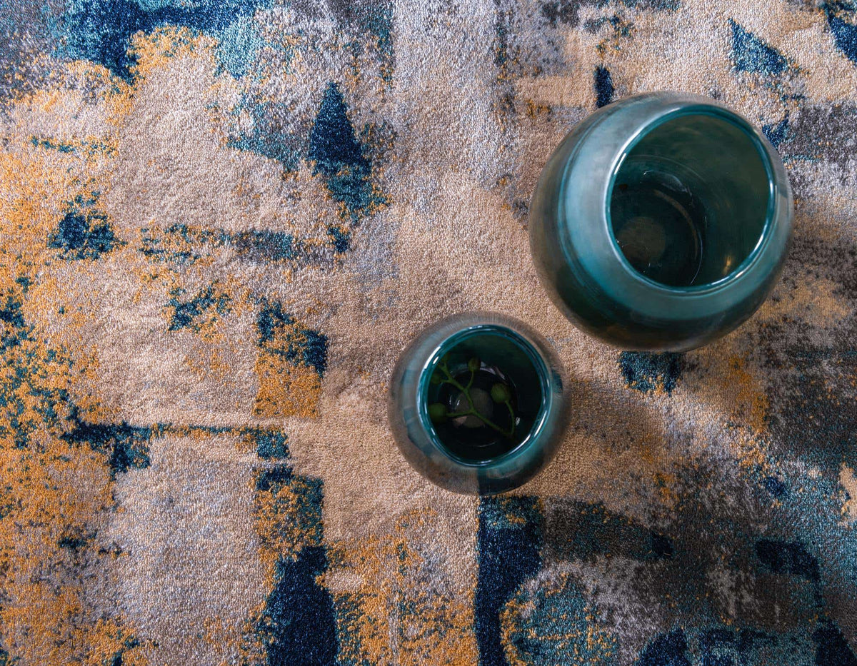 Läufer Teppich Ethereal in Blau von Hadorn™ - Lifestyle Image