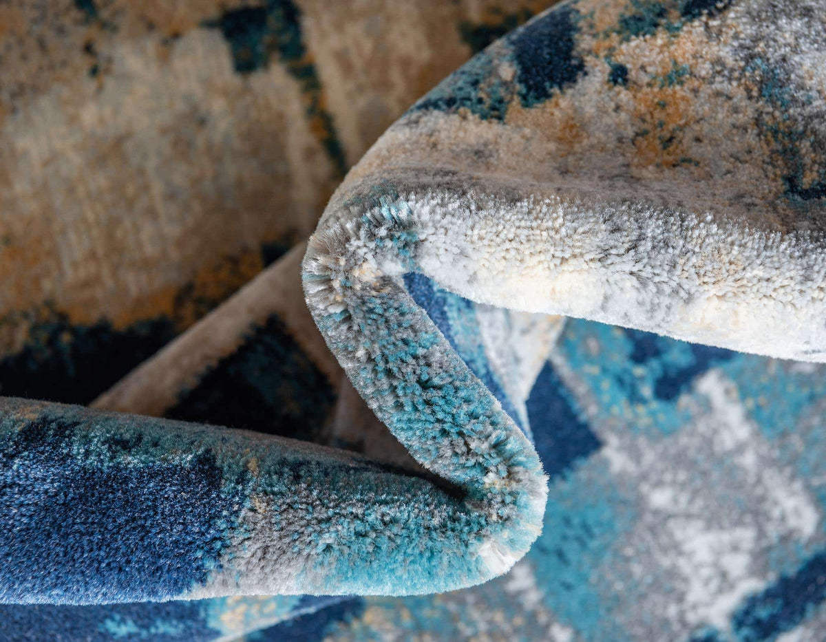 Läufer Teppich Ethereal in Blau von Hadorn™ - Lifestyle Image