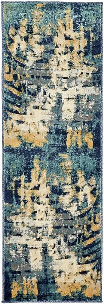 Läufer Teppich Ethereal in Blau von Hadorn™ - Lifestyle Image