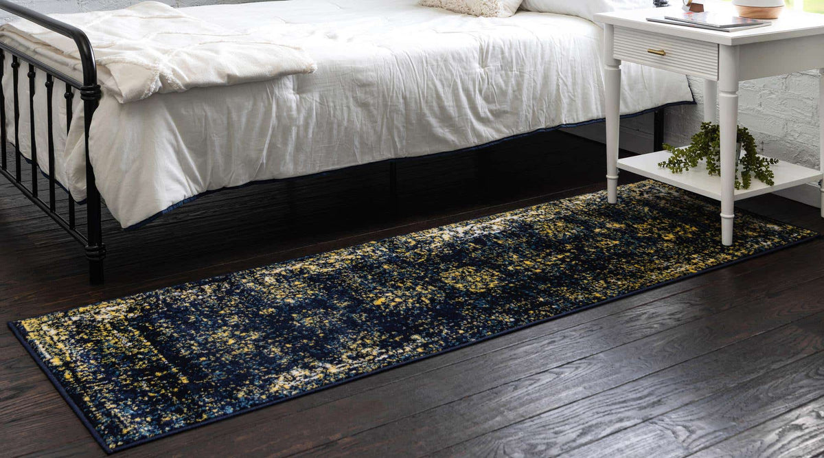 Läufer Teppich Monaco in Blau von Hadorn™ - Lifestyle Image