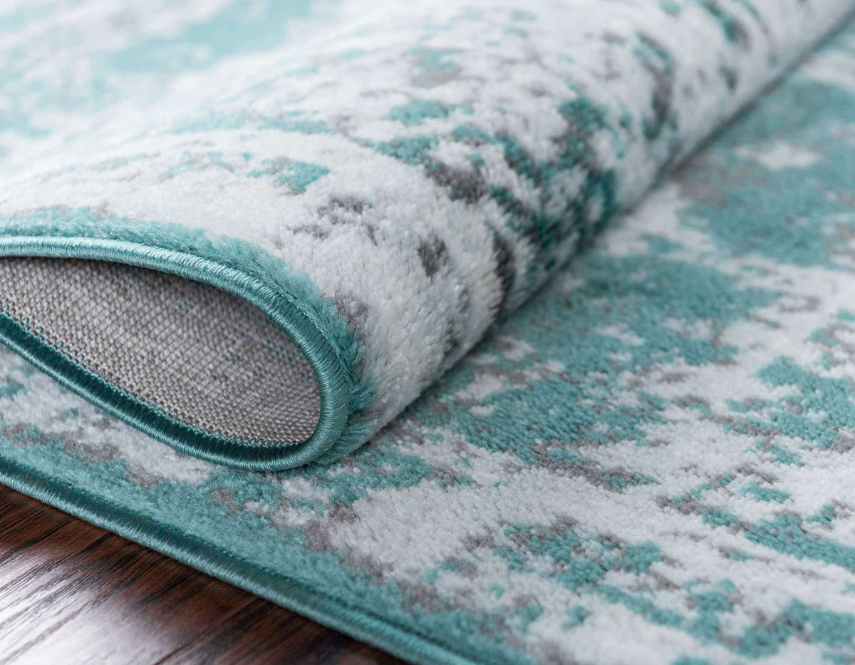 Rechteck Teppich Monaco in Türkis von Hadorn™ - Lifestyle Image