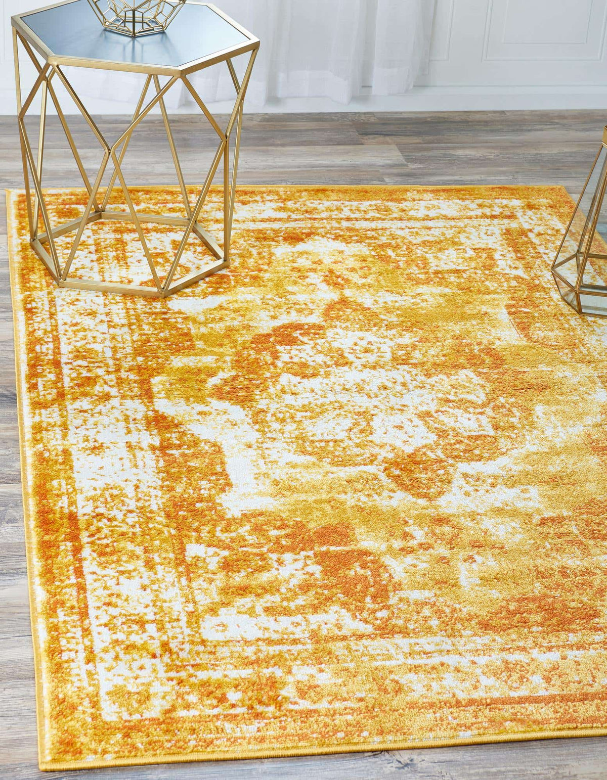 Rechteck Teppich Monaco in Orange von Hadorn™ - Lifestyle Image