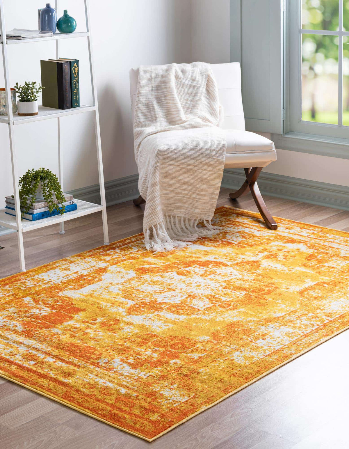 Rechteck Teppich Monaco in Orange von Hadorn™ - Lifestyle Image
