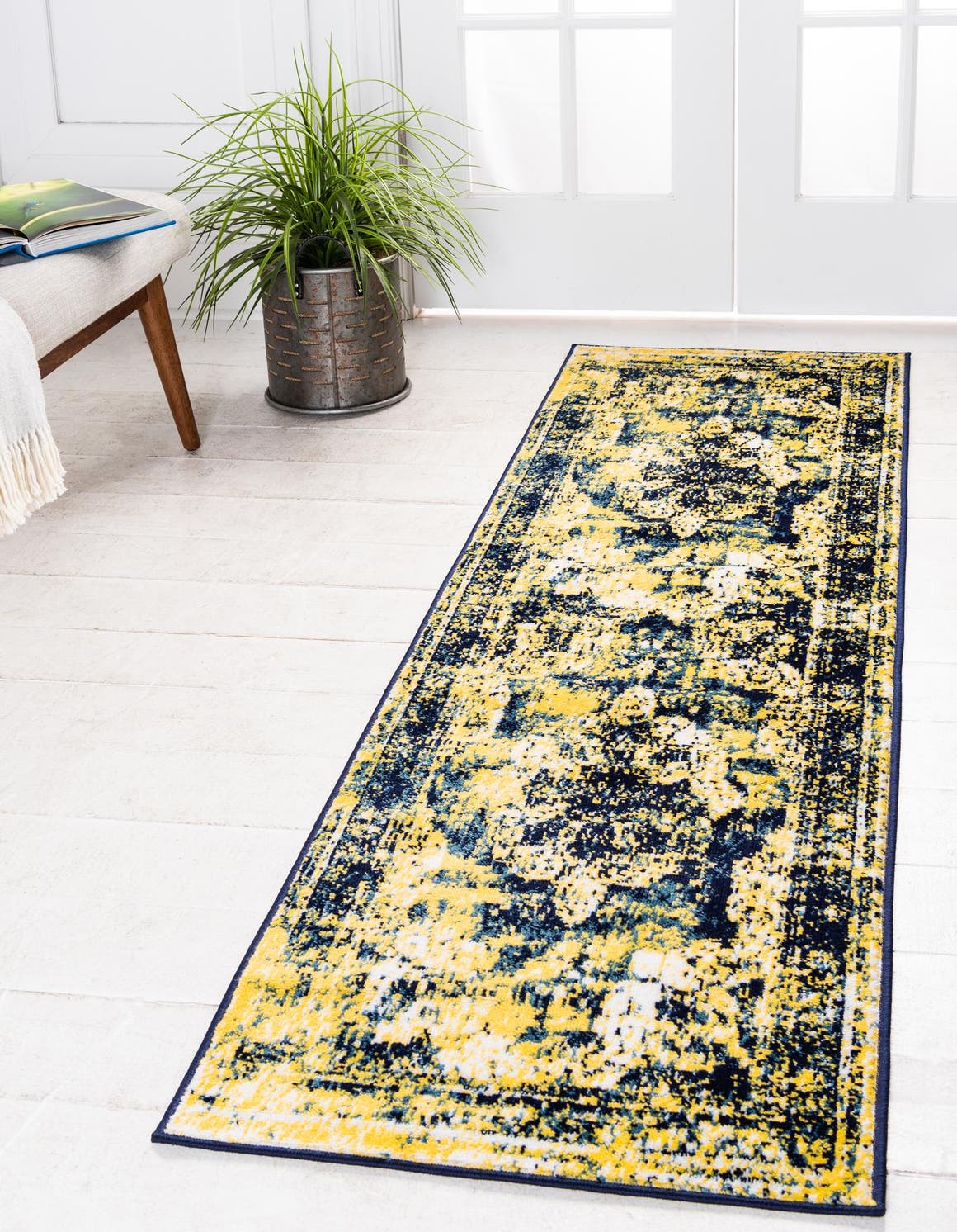 Läufer Teppich Monaco in Blau von Hadorn™ - Lifestyle Image