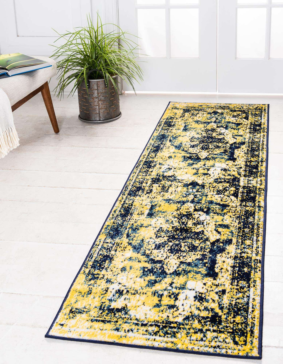 Läufer Teppich Monaco in Blau von Hadorn™ - Lifestyle Image