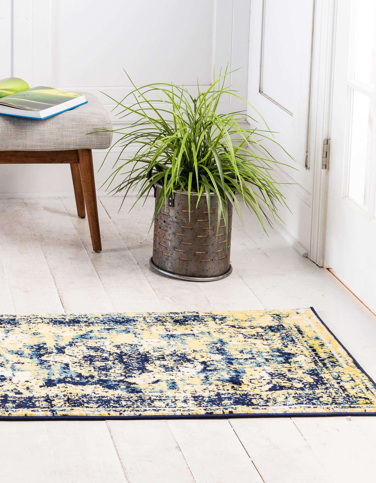 Läufer Teppich Monaco in Blau von Hadorn™ - Lifestyle Image