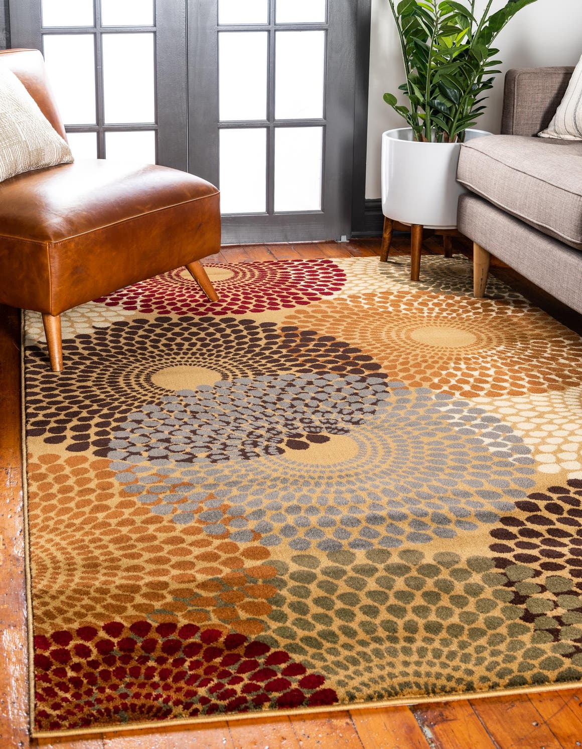 Rechteck Teppich Coffee Shop in Beige von Hadorn™ - Lifestyle Image