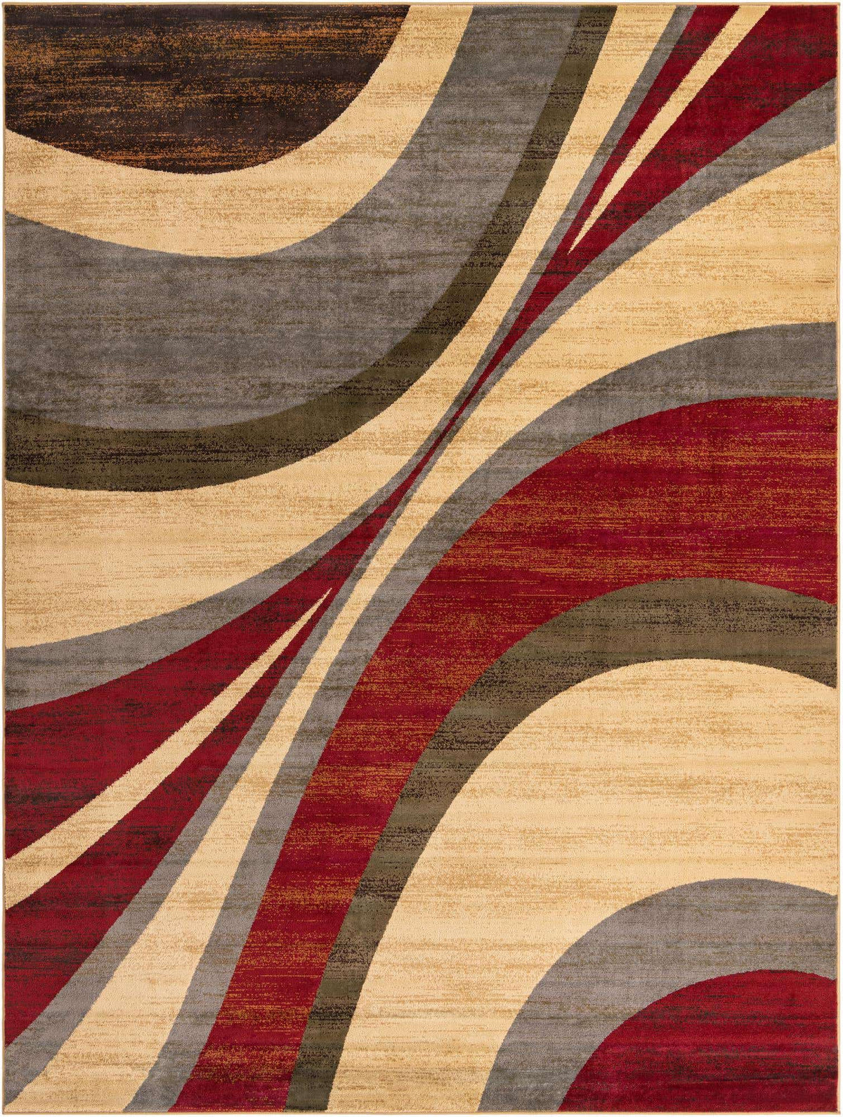 Rechteck Teppich Coffee Shop in Beige von Hadorn™ - Lifestyle Image