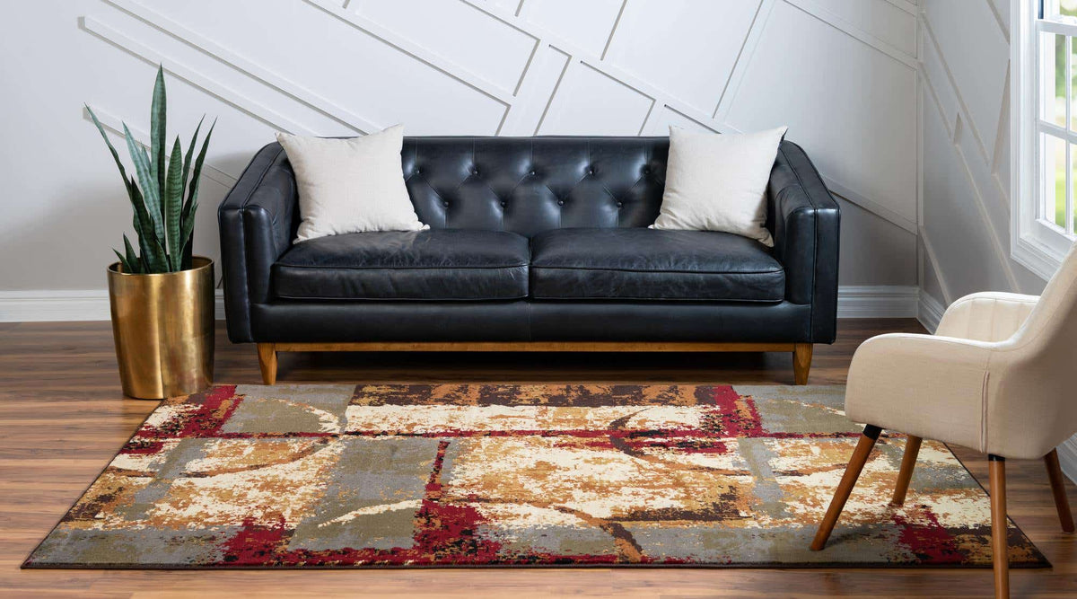 Rechteck Teppich Coffee Shop in Mehrfarbig von Hadorn™ - Lifestyle Image