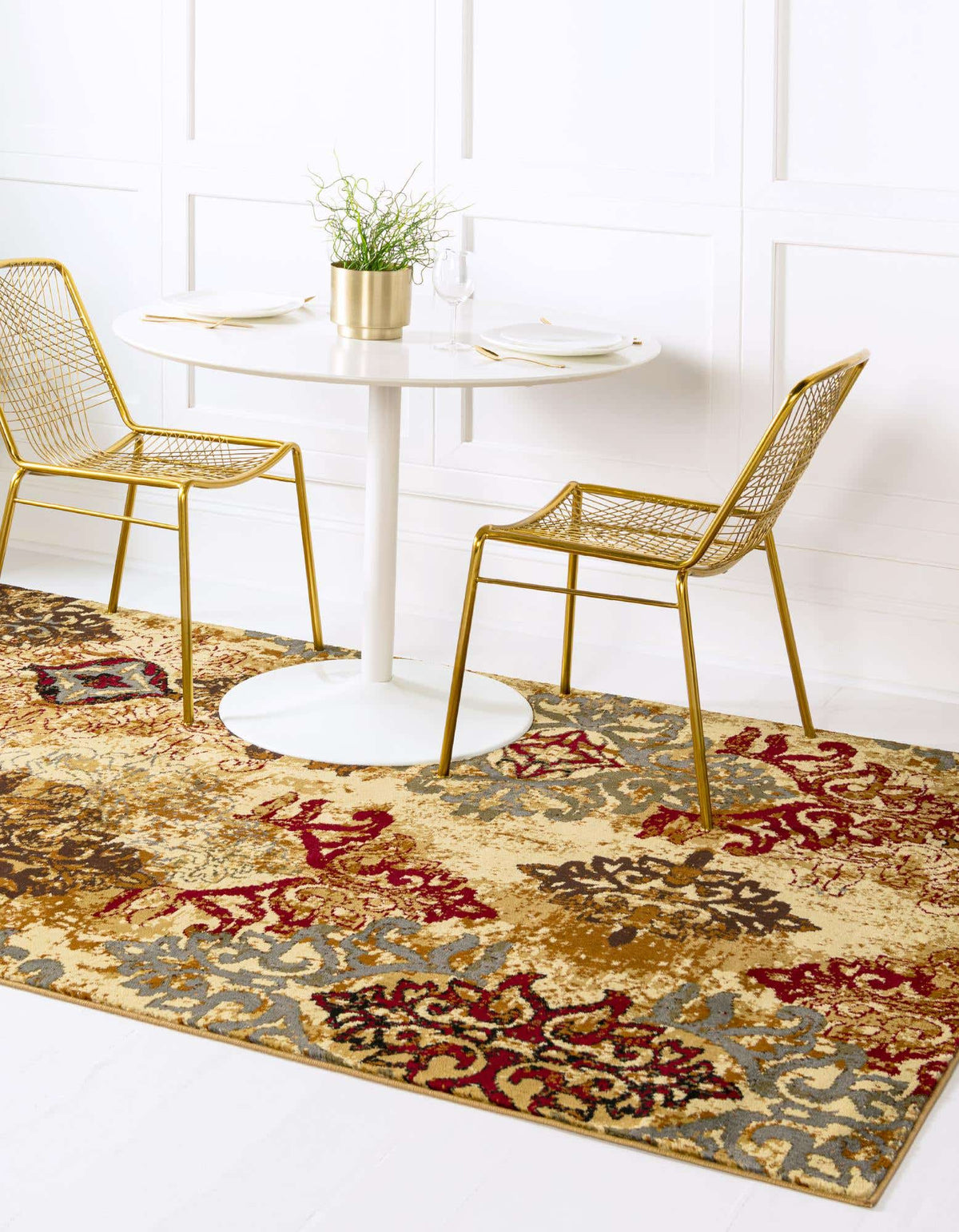 Rechteck Teppich Coffee Shop in Beige von Hadorn™ - Lifestyle Image