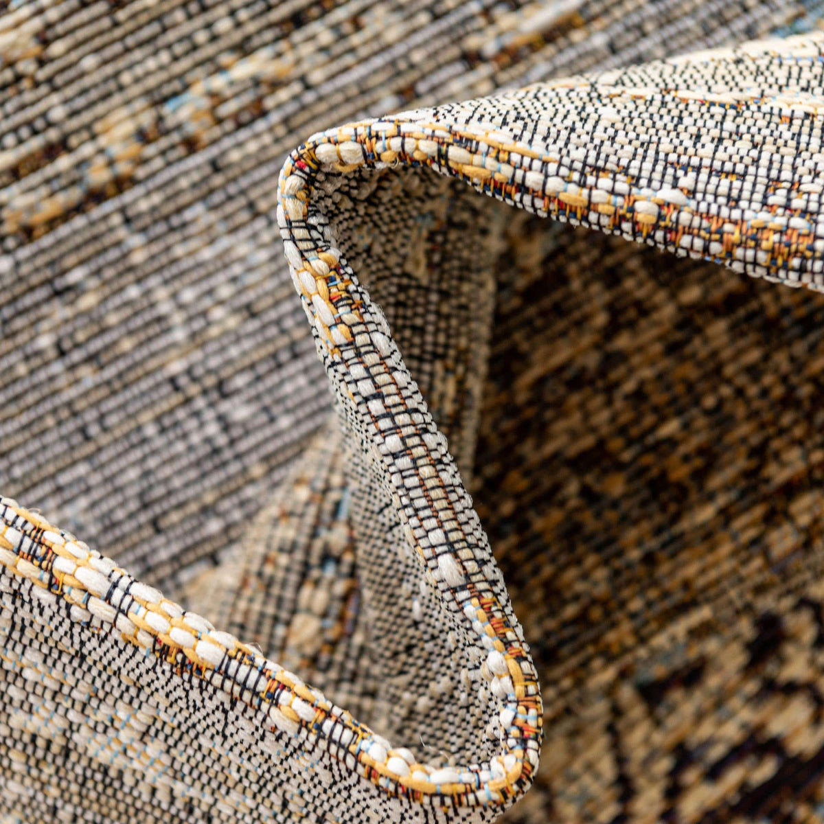 Rechteck Outdoor Teppich Outdoor Botanical in Beige von Hadorn™ - Lifestyle Image