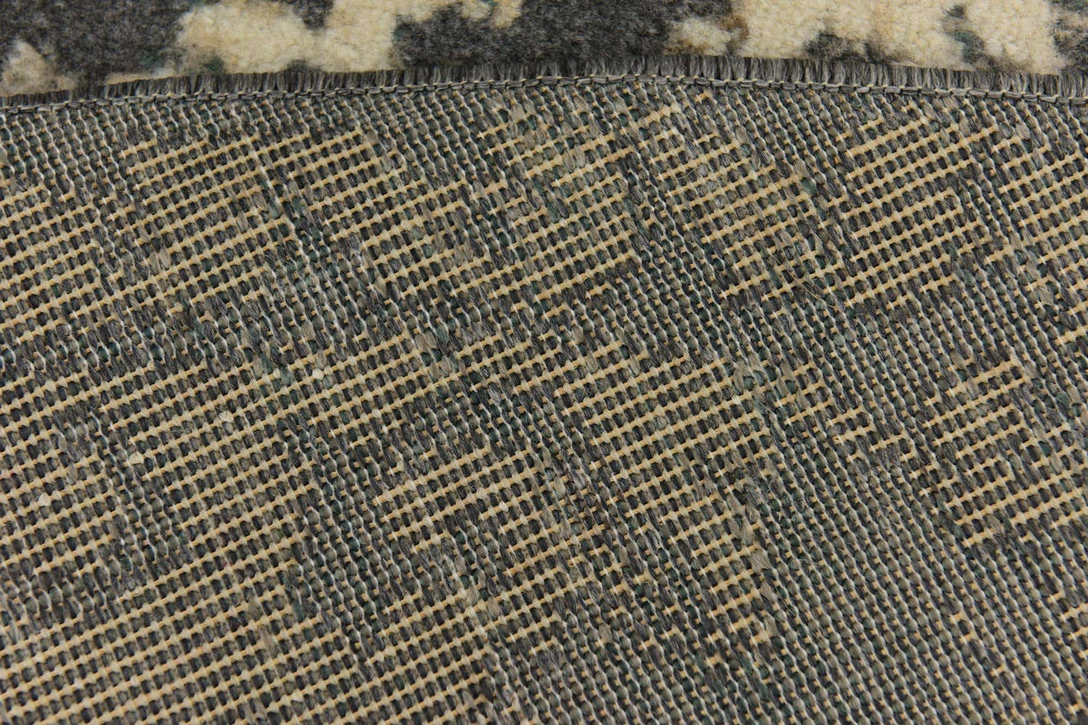 Rund Teppich Sahara in Grau von Hadorn™ - Lifestyle Image