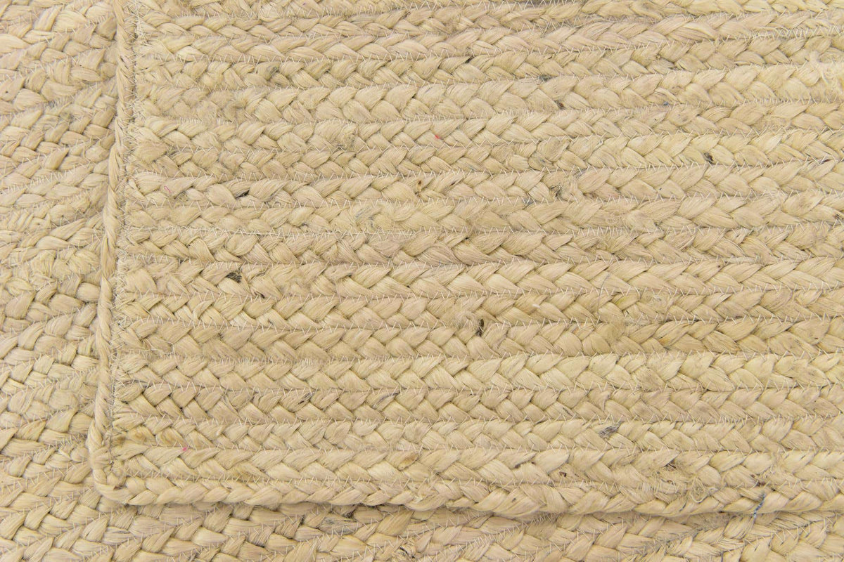 Läufer Teppich Braided Jute in Weiss von Hadorn™ - Lifestyle Image
