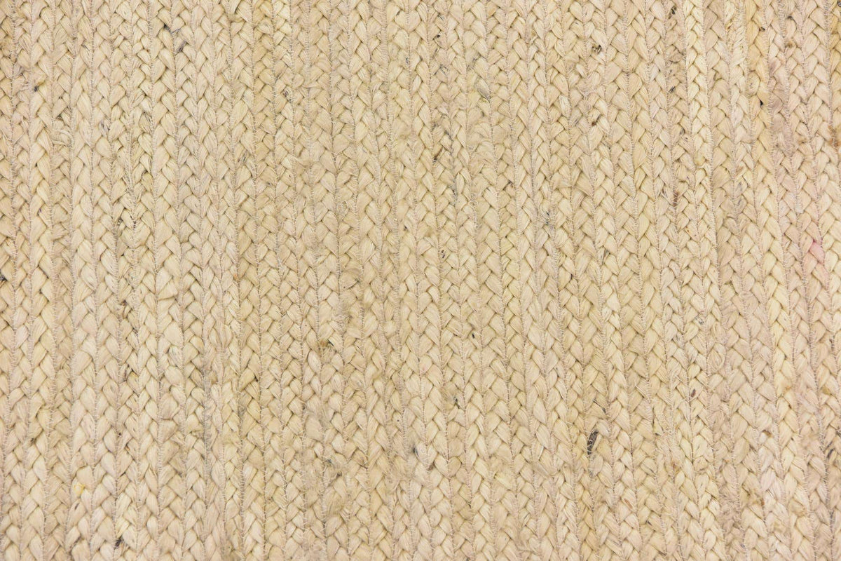 Läufer Teppich Braided Jute in Weiss von Hadorn™ - Lifestyle Image
