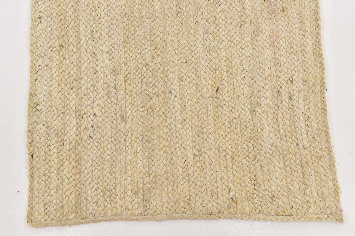 Läufer Teppich Braided Jute in Weiss von Hadorn™ - Lifestyle Image