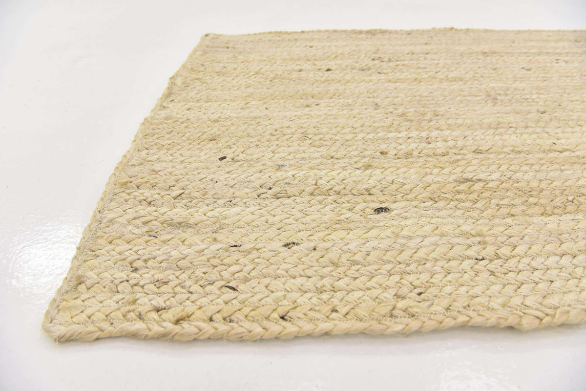 Läufer Teppich Braided Jute in Weiss von Hadorn™ - Lifestyle Image