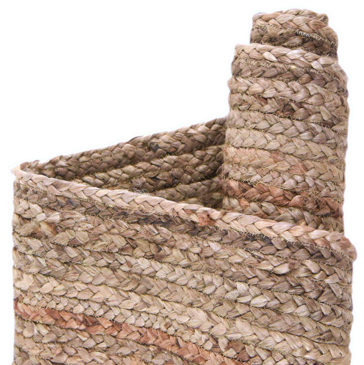 Läufer Teppich Braided Jute in Natürlich von Hadorn™ - Lifestyle Image
