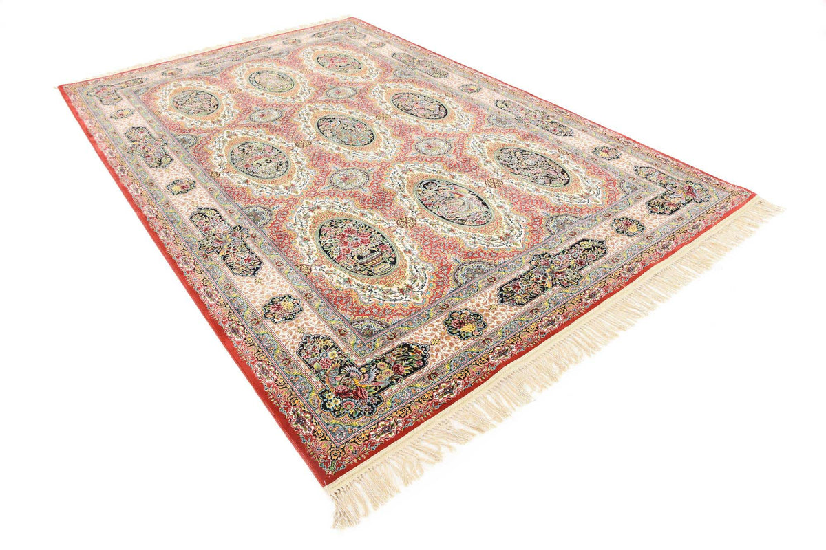 Rechteck Teppich Dynasty in Rot von Hadorn™ - Lifestyle Image