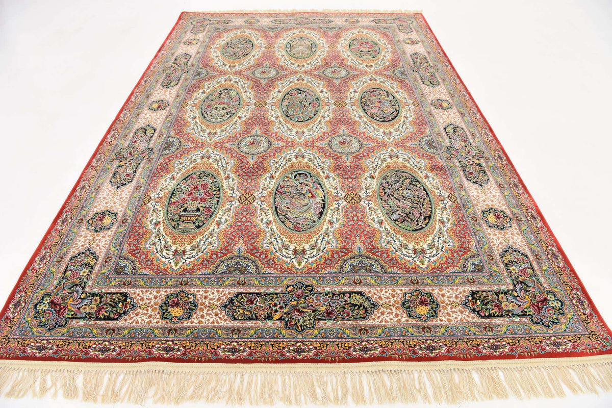Rechteck Teppich Dynasty in Rot von Hadorn™ - Lifestyle Image