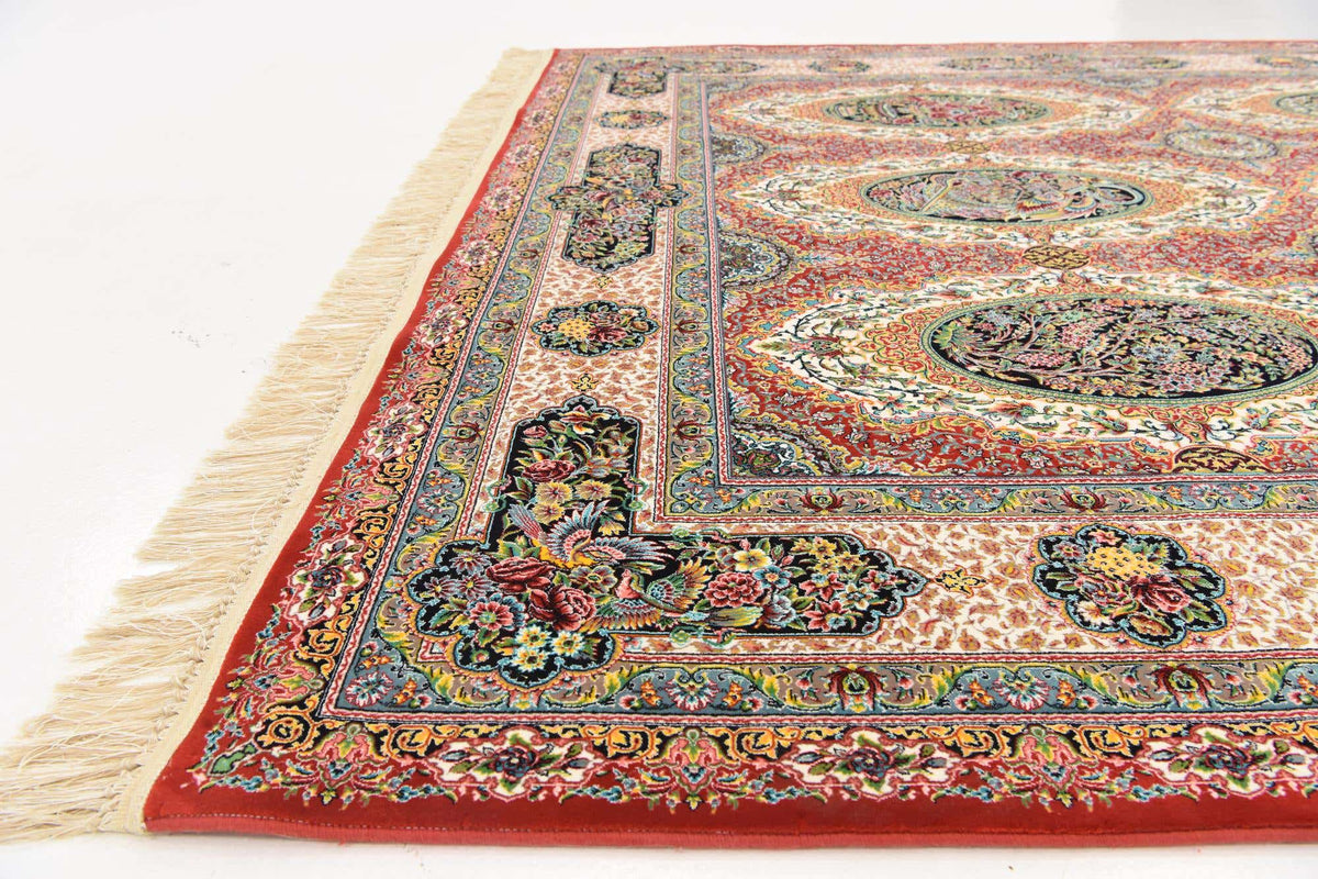 Rechteck Teppich Dynasty in Rot von Hadorn™ - Lifestyle Image