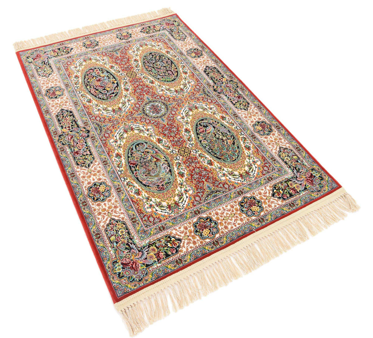 Rechteck Teppich Dynasty in Rot von Hadorn™ - Lifestyle Image
