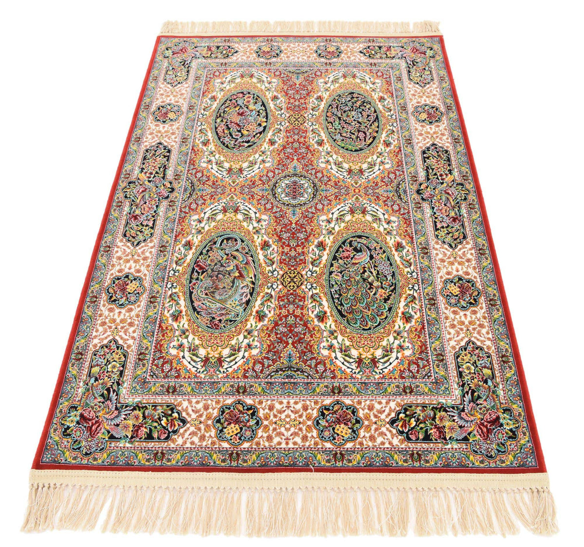 Rechteck Teppich Dynasty in Rot von Hadorn™ - Lifestyle Image