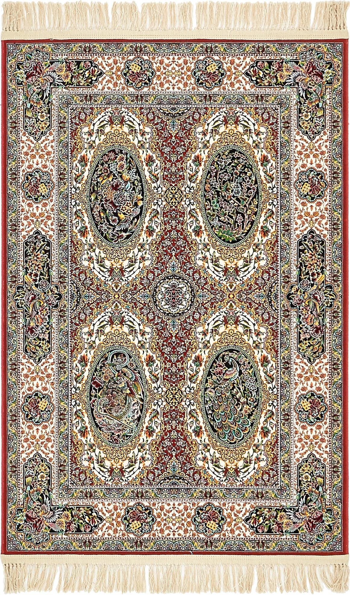 Rechteck Teppich Dynasty in Rot von Hadorn™ - Lifestyle Image