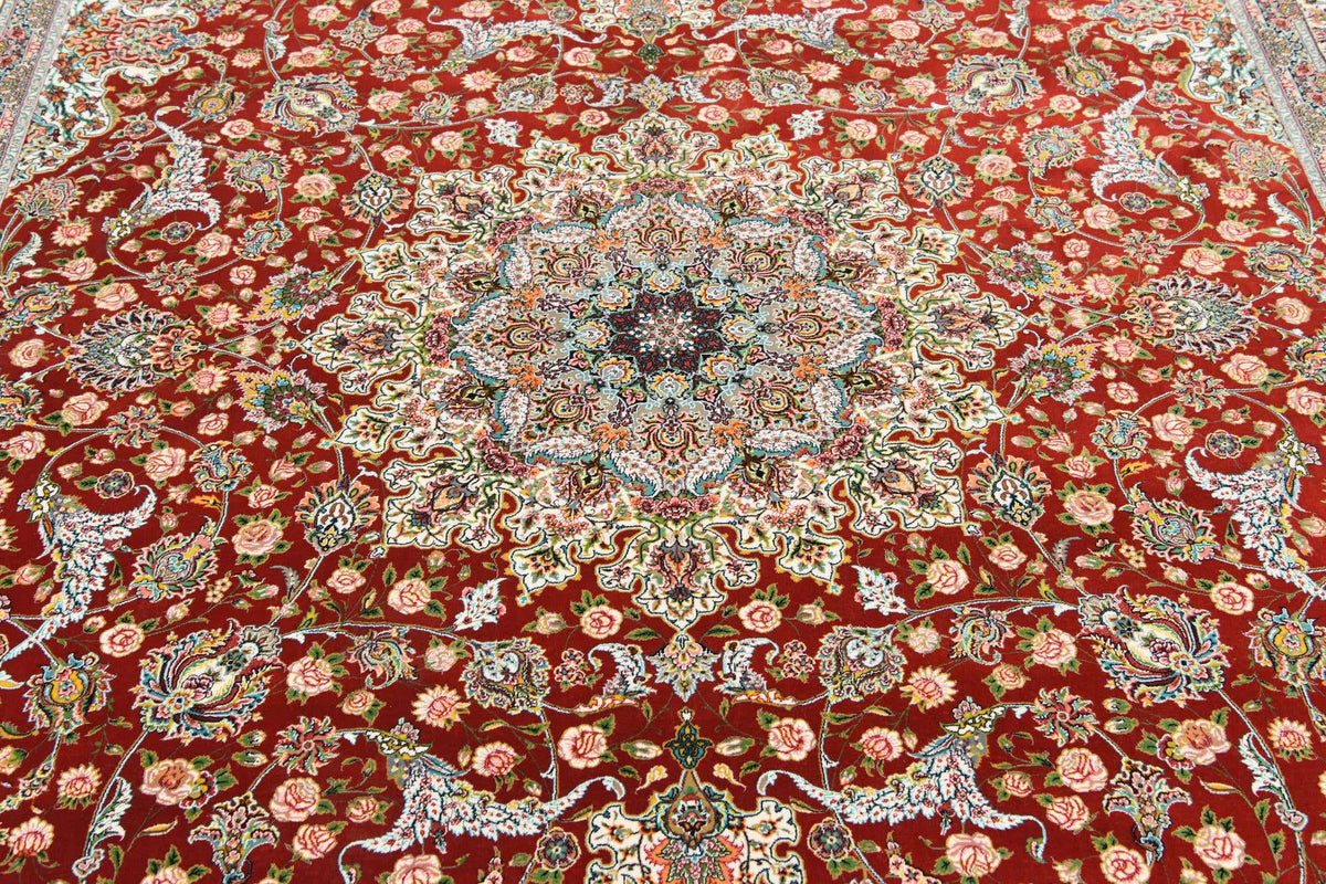 Rechteck Teppich Dynasty in Rot von Hadorn™ - Lifestyle Image