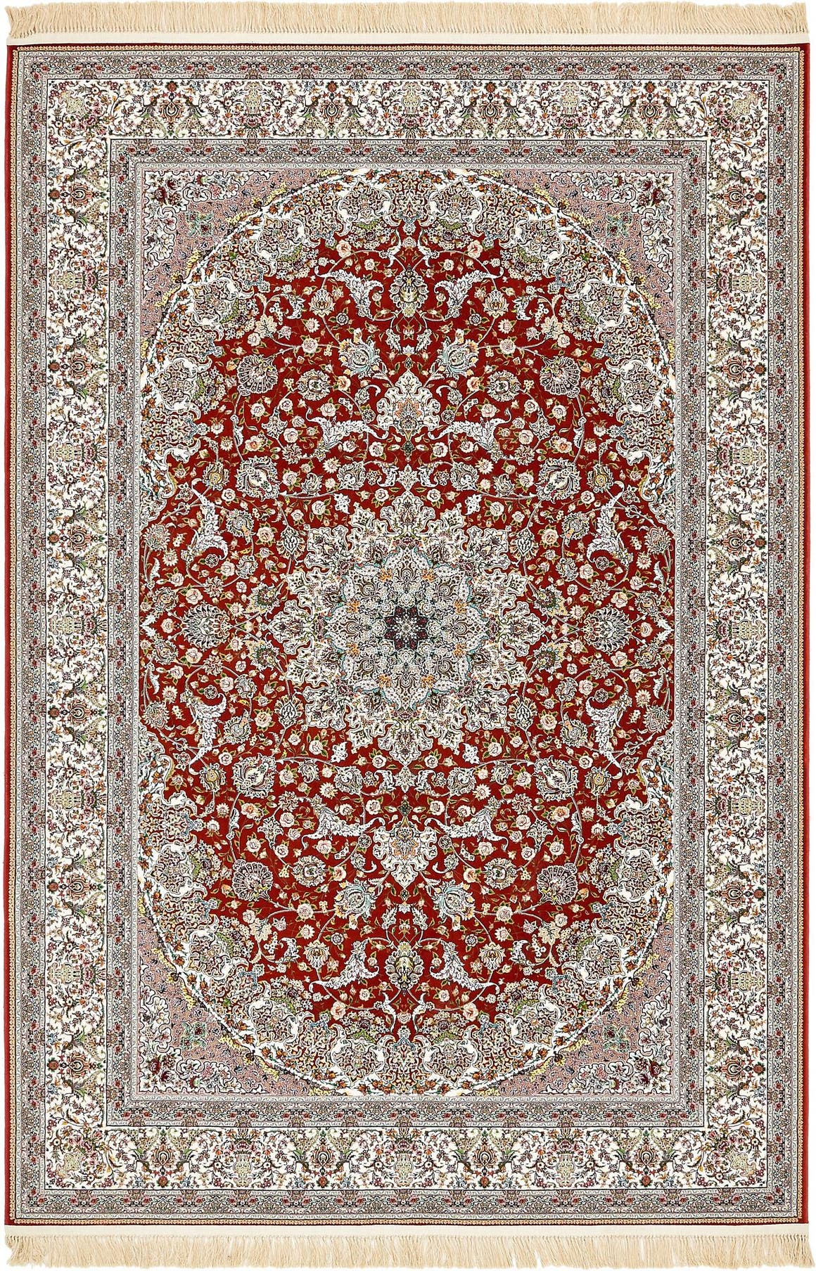 Rechteck Teppich Dynasty in Rot von Hadorn™ - Lifestyle Image