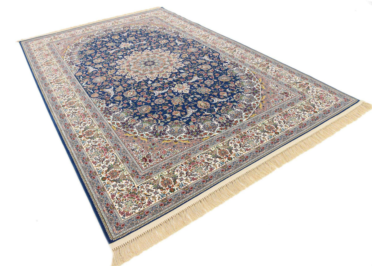 Rechteck Teppich Dynasty in Dunkelblau von Hadorn™ - Lifestyle Image