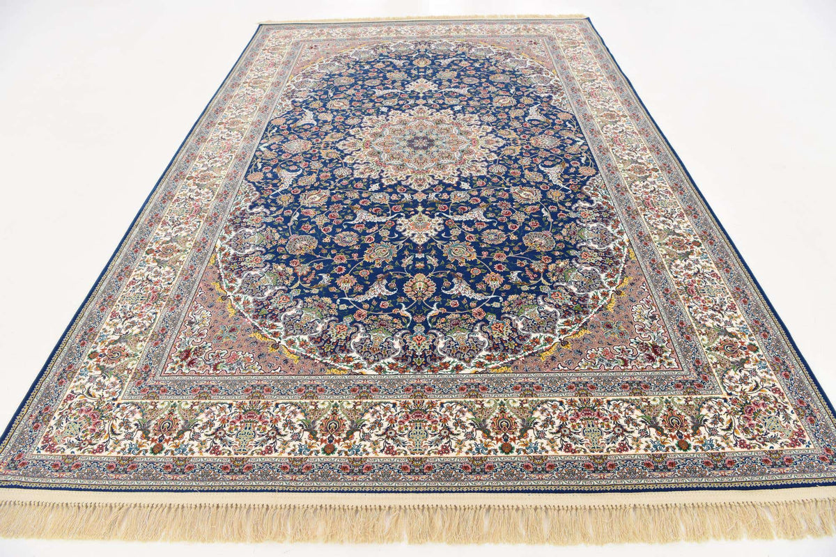 Rechteck Teppich Dynasty in Dunkelblau von Hadorn™ - Lifestyle Image