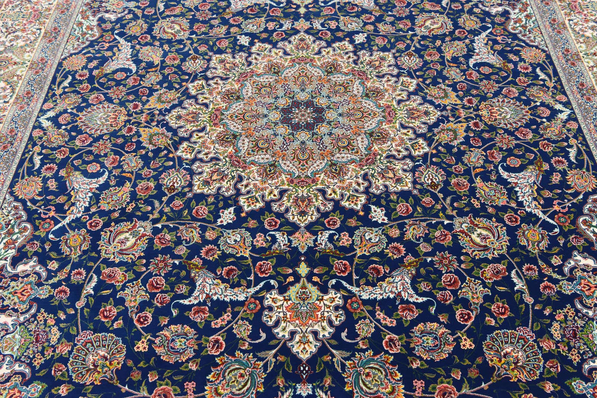 Rechteck Teppich Dynasty in Dunkelblau von Hadorn™ - Lifestyle Image