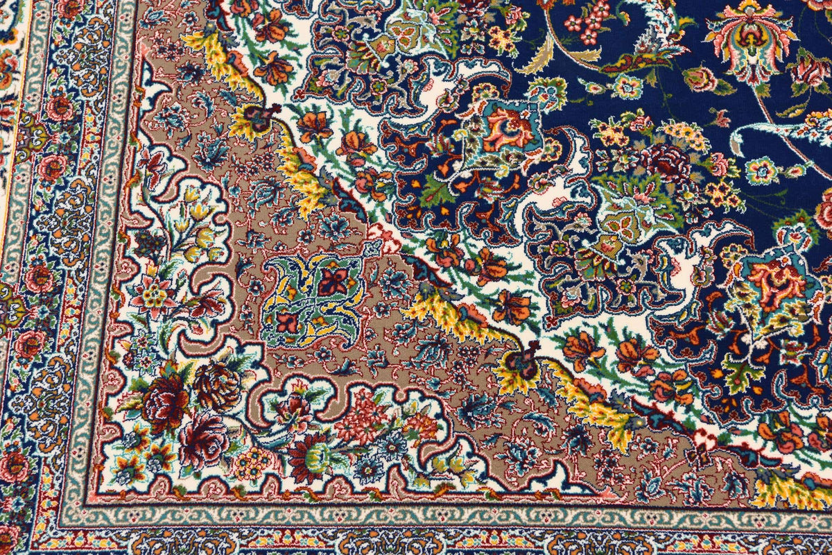Rechteck Teppich Dynasty in Dunkelblau von Hadorn™ - Lifestyle Image