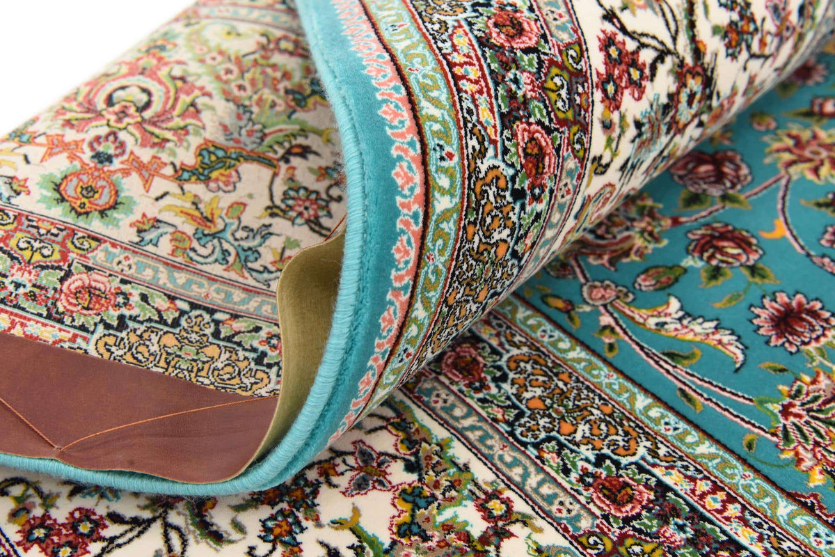 Rechteck Teppich Dynasty in Türkis von Hadorn™ - Lifestyle Image